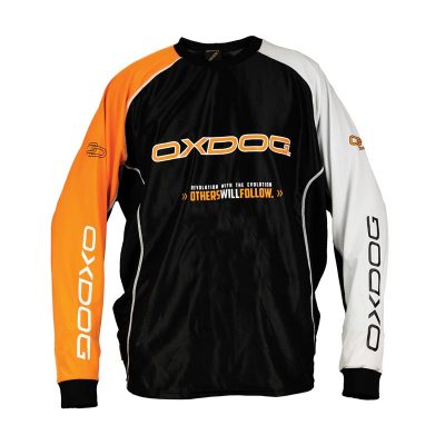 Målvaktströja Oxdog Tour Goalie Shirt Black/Orange (No Padding)